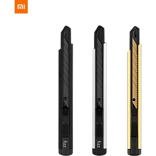 Xiaomi Fizz Aluminum alloy utility knife Metal blade self-locking design sharp angle with fracture knife cutter