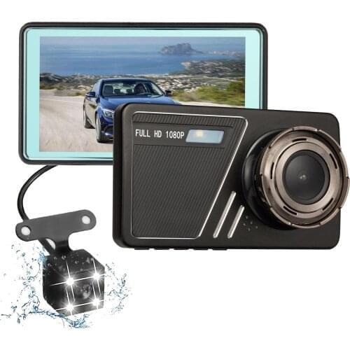 ELRVIKE new type of dual lens 4.5 "touch screen recorder 1080p high definition night vision vehicle DVR