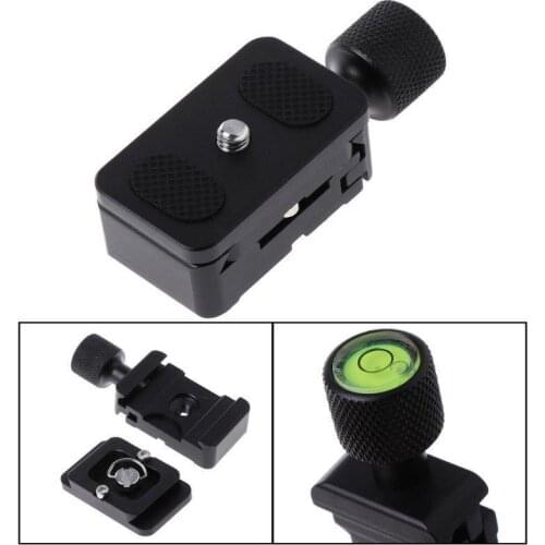 1/4 Quick Release QR Plate Clamp Adapter Mount for Camera Tripod Ball Head