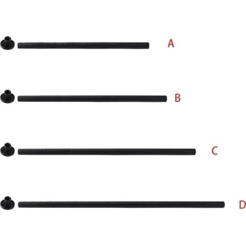 3D Printer Parts T8 PTFE Teflont Screw Lead 2mm with Pom Nut for Ender-3 Ender 3 Pro V2 Ender5 Sidewinder X1 VORON