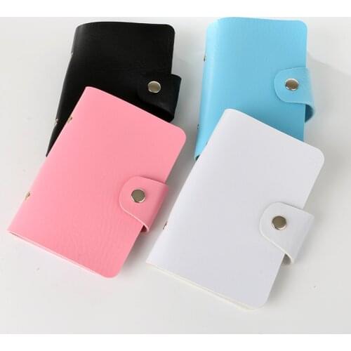 4 Colors 20Slots Leather Nail Art Stamping Plates Case/Bag/Folder For 6*12cm Nail Stamp Templates Bags Album Storage