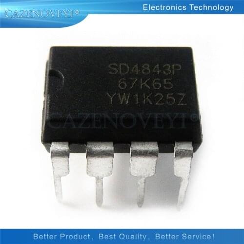 4pcs/lot SD4843P67K65 SD4843P SD4843 3483P DIP-8 In Stock