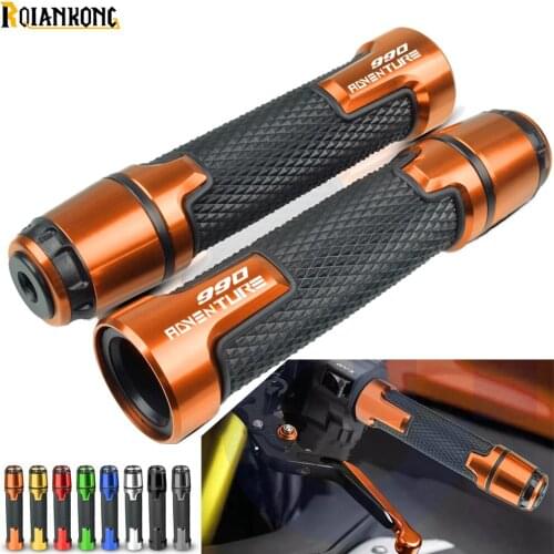 990Adventure Motor CNC Aluminum Anti-Slip Handle Bar Handlebar Hand Grips For 990 Adventure 2006-2015 2014 2013 2012 2011 10