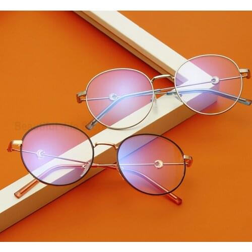 Anti Blue Light Oversized Unisex Sunglasses Office Computer Blue Blocking Gaming Big Size Moon Gaming Eyeglasses Alloy Frame