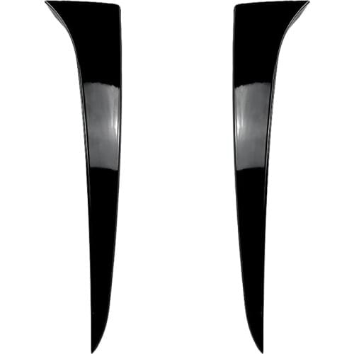 AU05 -Gloss Black Car Rear Window Side Spoiler Wing Trim Accessories for Skoda KAMIQ