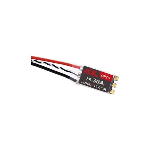 Motive-RC XR-30A 30A DSHOT600 BLHeli_S Brushless ESC 9g 3-6S Lipo Input For RC Quadcopter Racing