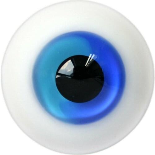 [wamami] 6mm 8mm 10mm 12mm 14mm 16mm 18mm 20mm 22mm 24mm Blue Glass Eyes Eyeball BJD Doll Dollfie Reborn Making Crafts