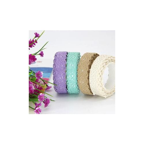 Tape Fabric Lace Cotton Thread Double-sided Photo Frame Jewelry Decoration DIY Handmade Tape Gift Book Decoration
