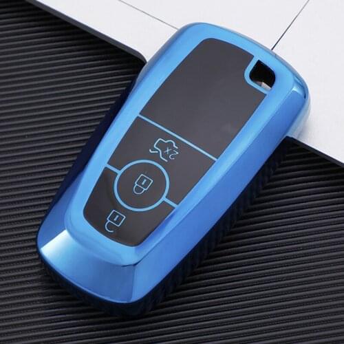 Soft TPU Car Key Protector Cover Case For Ford Fusion Mustang Explorer EcoSport Edge S-MAX Ranger Lincoln Mondeo F150 F250 F350