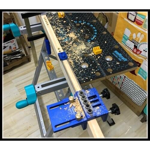 08400 log tenon hole punch combo / triple punch locator woodworking hole saw Woodworking hole opener DIY tools