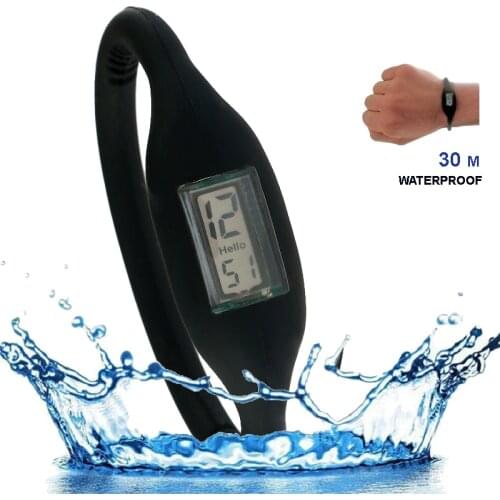 Light Silicone Ion Sport Watch Men Women Anion Negative Silicon Jelly Rubber Man Ladies Fashion 3ATM Water Resistant B101-3