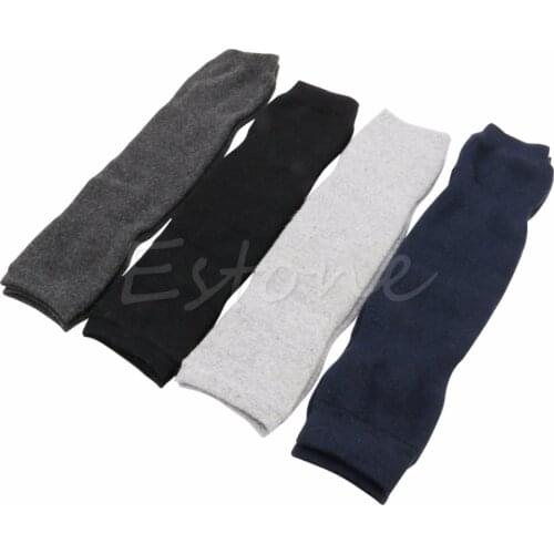 New Women Men Warm Cashmere Wool Knee Warmers Leg Thigh High Pad Legging 4 Colors