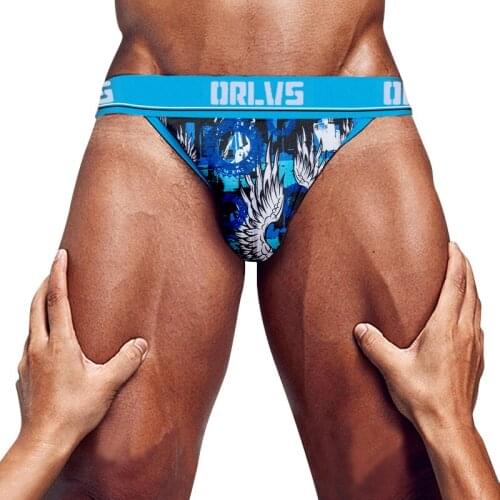 Ice Silk Mens Briefs Cotton Men Underwear Sexy Panties High Fork Gay Man Underpants Low Waist Comfortable Mens Underware OR6111