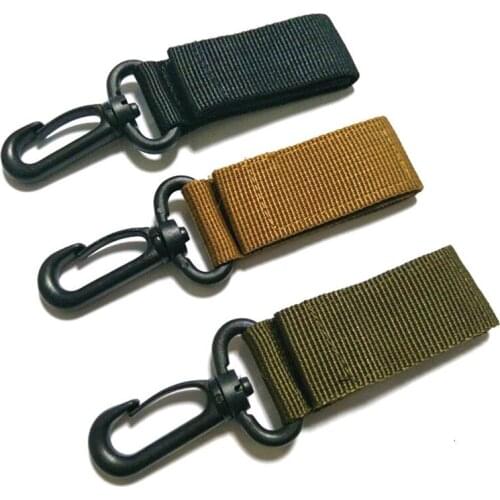 Outdoor Tools Tactical Nylon Carabiners Buckle Hook Multifunction Belt Clip Military Camping Hiking Quickdraw