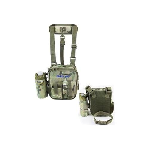 18*8*20CM iLure Fishing Bag Multi-Functions Waterproof Canvas Fishing Reel Lure Tackle Bag 4 Colors