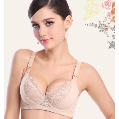 Women Bra Low Cut Women Sexy Push Up Bra Backless Women Push Up Bra B Cup Gather Underwear Push Up Bra Silicone Gather Plus Size
