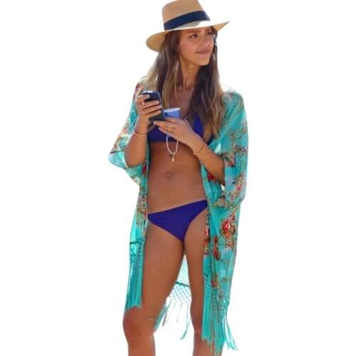 2021 Summer Women Fashion Beach Cover Up Ladies Sexy Swimsuit Bathing Suit Cover Ups Cape Kaftan Kimono Knits Beach Wear Shirt