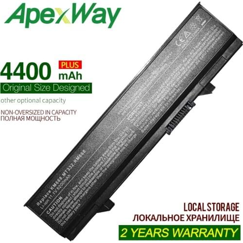 ApexWay 4400mAh 11.1V Laptop Battery for DELL E5440 E5540 3K7J7 970V9 9TJ2J VV0NF 451-BBID 312-1351 TU211 451-BBIE 451-BBIF