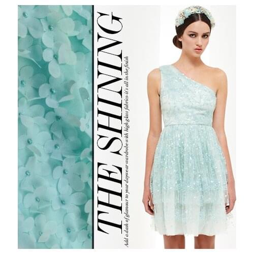 Free shipping Chromo phous three-dimensional applique handmade embroidery lace cloth high quality cloth