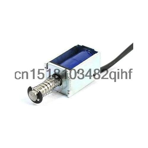 DC 12V 0.3A 3.6W Push Pull Type 2mm 45gf 5mm 10gf Electromagnet Solenoid