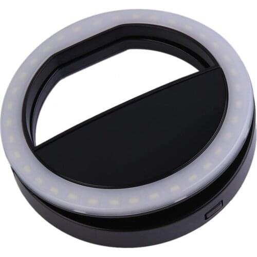 Mini Selfie LED Ring Flash Telephone Portable LED Mobile Phone Light Clip Lamp For iPhone 11 xr Xiaomi Samsung