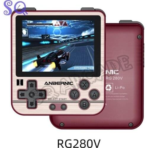 NEW ANBERNIC RG280V Mini Handheld Game Retro game Console Open Sourse System PS1 Stereo Speakers + TF Card
