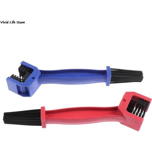 New Motorcycle Chain Cleaner Plastic Bike Bicycle Moto Brush Cycling Clean Chain Cleaner Outdoor Scrubber Tool For Road