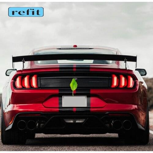 Carbon fiber Elevated Big Tail wing Spoiler For 15-20 Ford Mustang shelby GT500 Replacement Modification Accessories