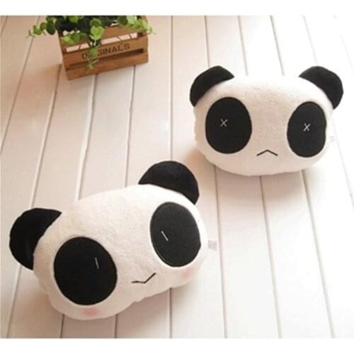 1Pcs Hot Sale Random Car Headrest Cushion Neck Cartoon Cute Lovely Panda Pattern Car Seat Neck Head Soft Back Cushion Pillows