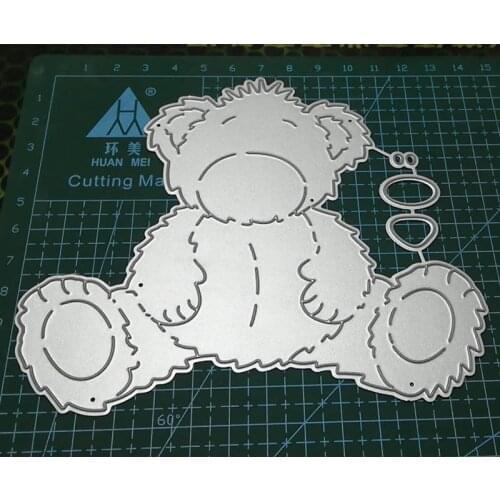 Cutting DiesToy Bear For DIY Scrapbooking Album Embossing Paper Cards Making Diecut