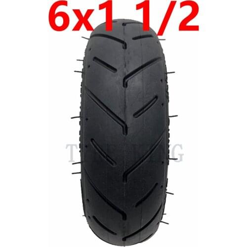 6 Inch Inflation Tire 6X1 1 / 2 Inner and Outer Tire 6x1.5 Wheel Tyre for Electric Scooter Parts