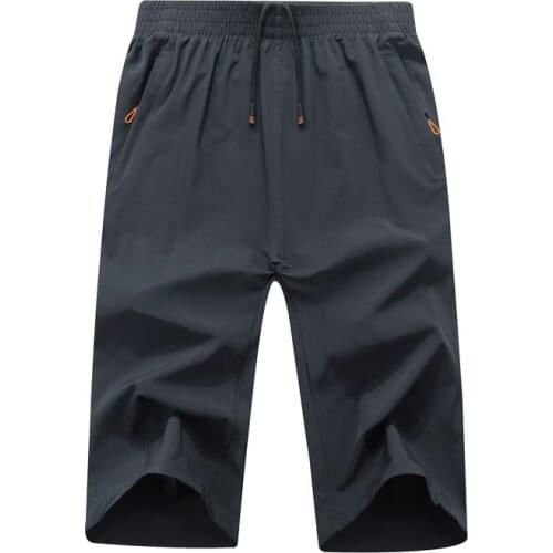 2021 high quality Brand Men Shorts Elasticity Quick Dry Mens Sweatpants Beach Male Sporting Shorts Big Size 5XL 6XL 7XL 8XL 9XL