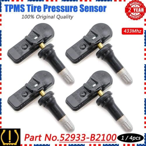 XUAN TPMS Air Tire Pressure Sensor Monitoring System 52933-B2100 52933B2100 For Kia Soul Sedona Hyundai I10 Creta 13-19 433Mhz