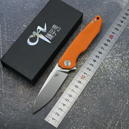 CH3004-G10 Folding Knife D2 Blade G10 Handle Outdoor Camping hunting Survival Tactical Pocket Fruit Knife EDC Tools