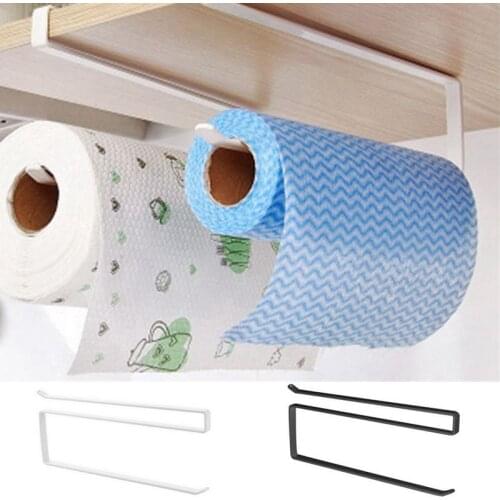 Door Rack Bathroom Roll Paper Holder Iron Paper Towel Rack Kitchen Rack Modern Shelf Ledge Farm Decoration