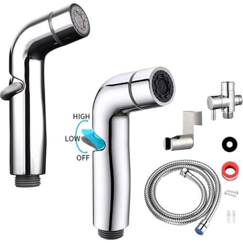 High Pressure Toilet Handheld Bidet Sprayer Shower Faucet Ducha Cleaner Adjustable Spraying Gun for Bathroom Shower Head