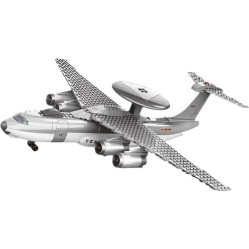 Wange JX004 229Pcs Military series KJ-2000 Early warning aircraft Model Building Blocks Set Bricks Toys For Children Gift