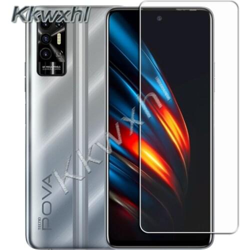 9H HD Tempered Glass For Tecno Pova 2 Protective Film ON TecnoPova2 Pova2 Screen Protector Cover