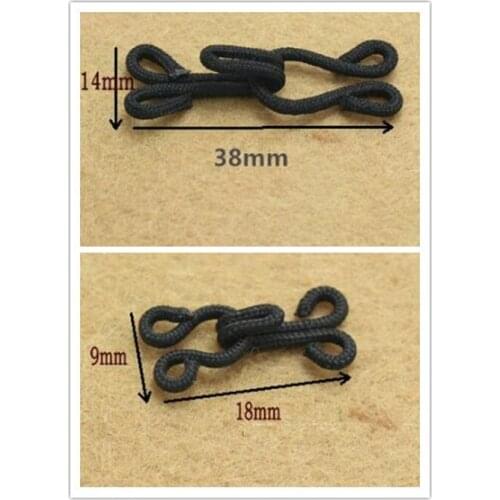 100 Sets Fabric Covered Brass Hook/Eye Closure Bra Back Repair Fasteners Sew On Fur Coat Suit Trousers