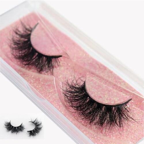 1 Pair 3D Mink Eyelashes Fluffy Dramatic Eyelashes Makeup Wispy Mink Lashes Natural Long False Eyelashes Thick Fake Lashes