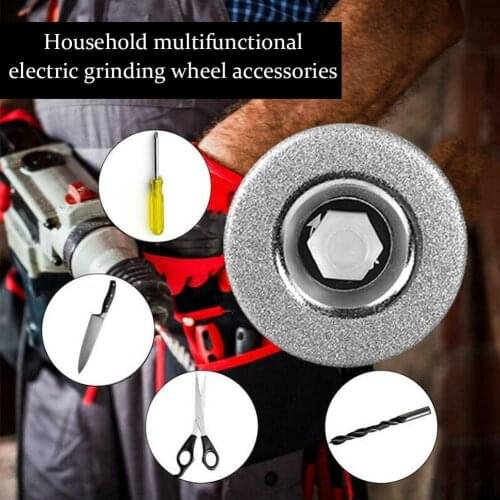 1PC Multifunction Knife Sharpener Grinding Wheel Electric Sturdy Machine Tools Drill Accessories Sharpening Kitchen M6A7
