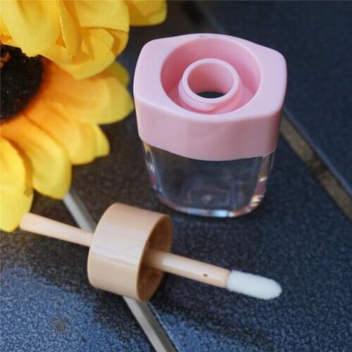 10/30/50pcs Lip Gloss Bottle Lip Glaze Tube Empty Pink Ice Cream Lipgloss Tube Packaging Material Makeup DIY Lip Glaze