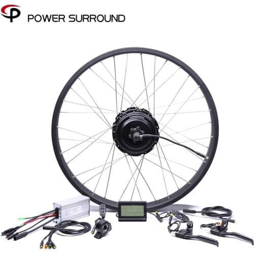 2020 Rushed Waterproof 48v750w Bafang Fat Rear Electric Bike Conversion Kit Brushless Motor Wheel With 20'' 26''rim
