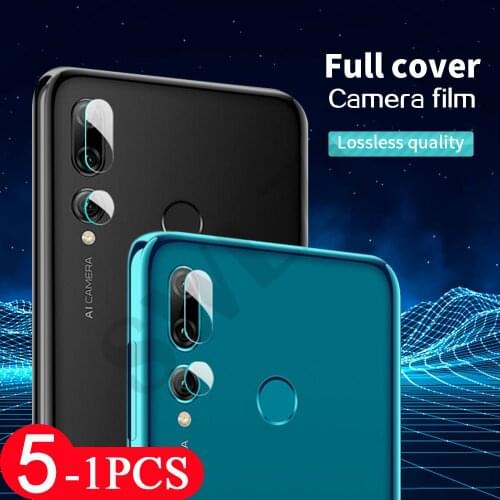 5-1Pcs Camera Lens for Huawei P smart pro plus 2019 2020 2021 Z S Camera protector Glass protective Film phone screen protector