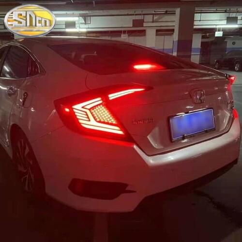 Cars Tail lights For Honda Civic G10 Taillights 10th Sedan 2017 2018 2016 12V LED Car Tail lights Taillight Rear Lamp