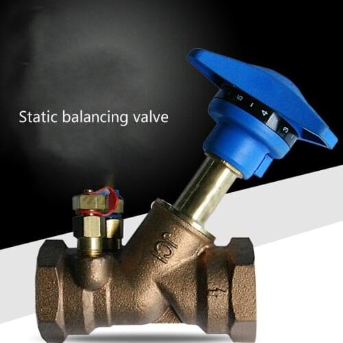 Balance valve VPS-N static balancing valve Static flow balancing valve Used in heating and cooling fixed flow water systems