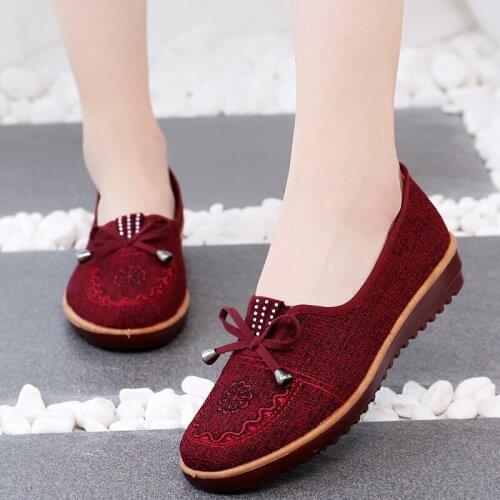 Women classic ballet dance loafers ladies casual spring & summer slip on brown shoes cool flats zapatos de mujer
