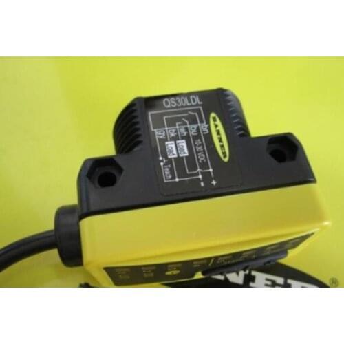 QS30LDL Sensor. Laser, Diffuse, Class 2, 800mm Range,10-30 VDC, 1 NPN/1 PNP, 2 Meter 02785