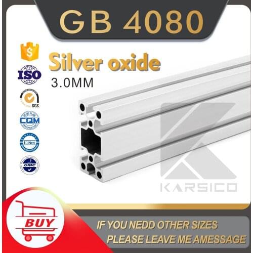 Other 4080 GB U Slot Aluminum Profile Extrusion Length 1000mm CNC Parts China Standard Anodized Linear Rail for DIY 3D Printer