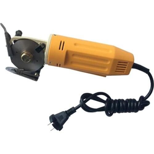 ELECTRIC ROTARY MINI FABRIC CUTTER WITH SHARPENER / 220V FOR MULTI LAYER WOOL